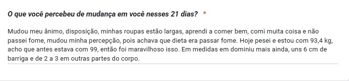 Feedback em destaque